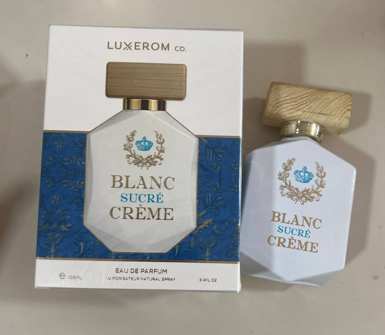 Blanc Sucré Crème Eau de Parfum 100 ml – Profumo Dolce Gourmand Elegante