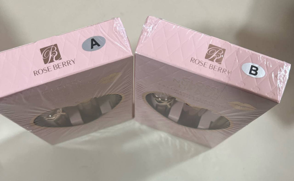 Glossy Nude Pink Lip Duo – Set Labbra