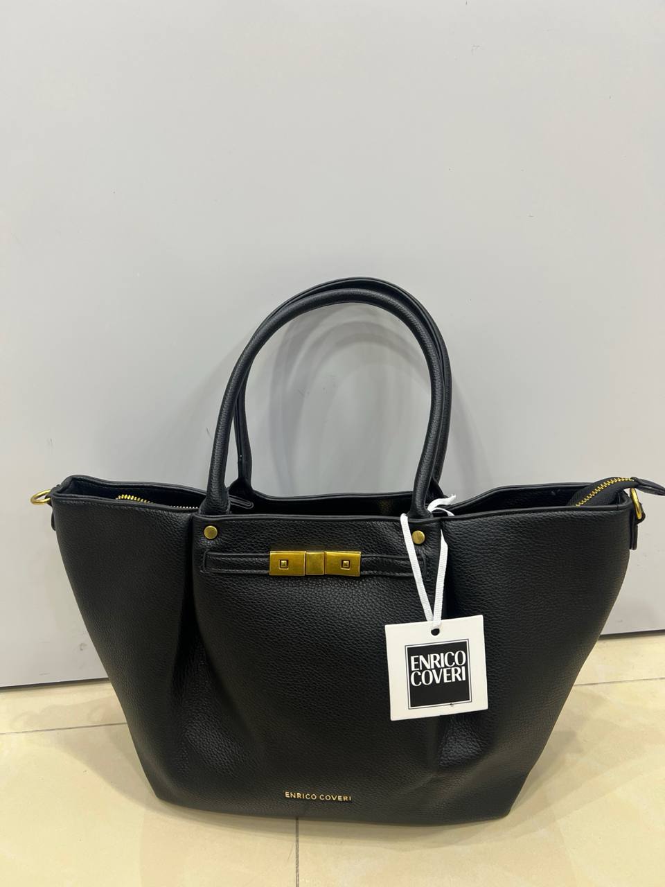 Borsa Donna Enrico Coveri – Eleganza Iconica in Nero