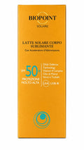 Biopoint Solaire Latte Solare Corpo Sublimante SPF 50+ Protezione Molto Alta