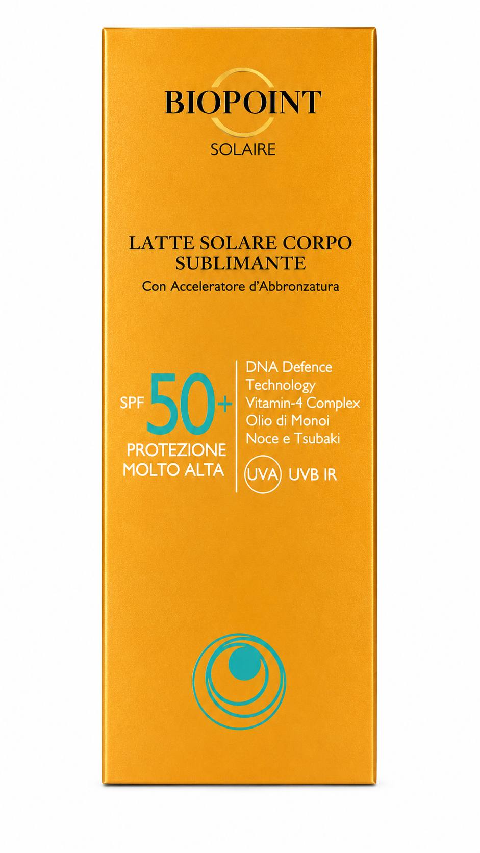Biopoint Solaire Latte Solare Corpo Sublimante SPF 50+ Protezione Molto Alta