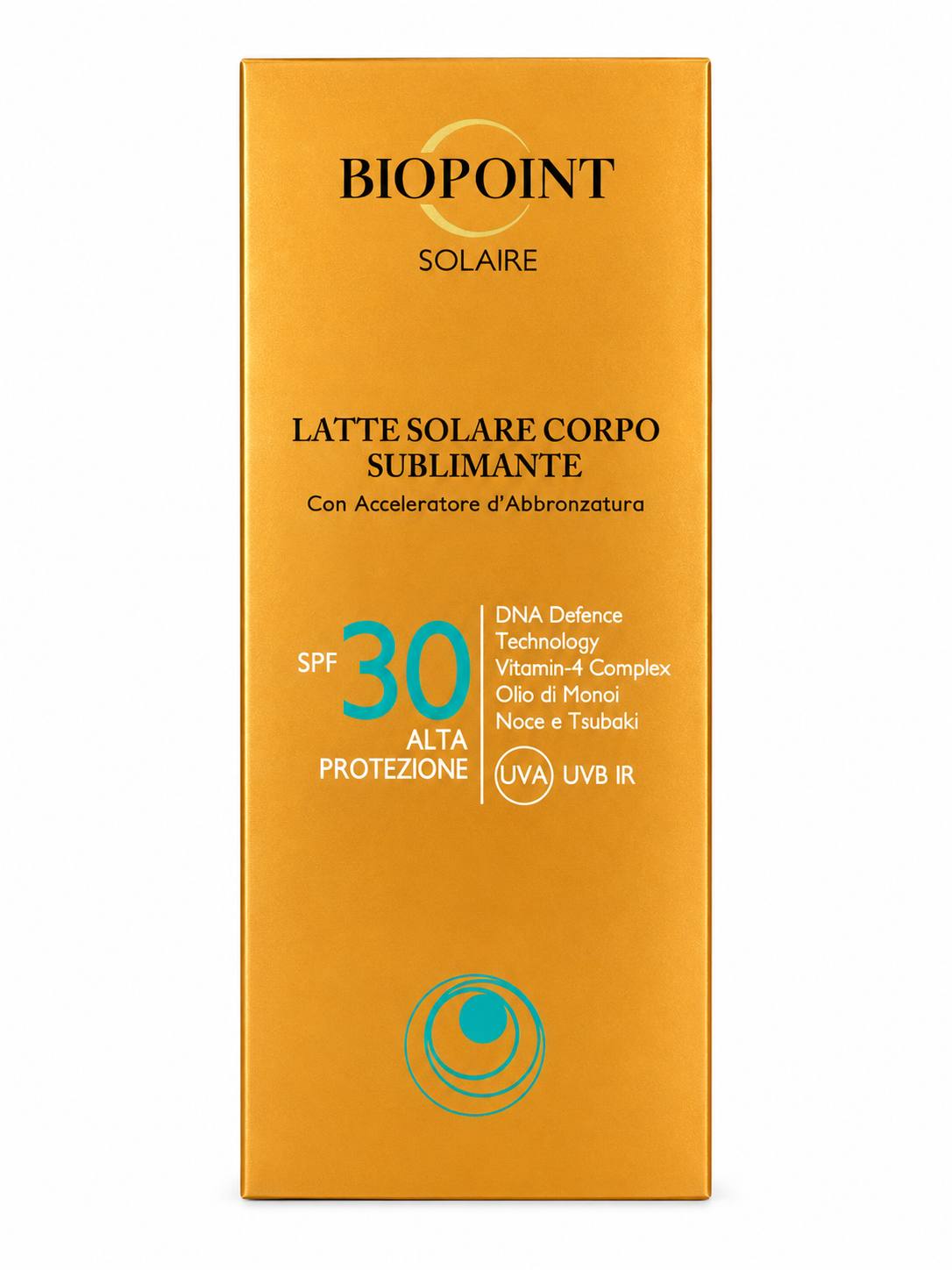 Biopoint Solaire Latte Solare Corpo Sublimante SPF 30 Alta Protezione