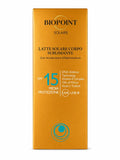 Biopoint Solaire Latte Solare Corpo Sublimante SPF 15 Media Protezione