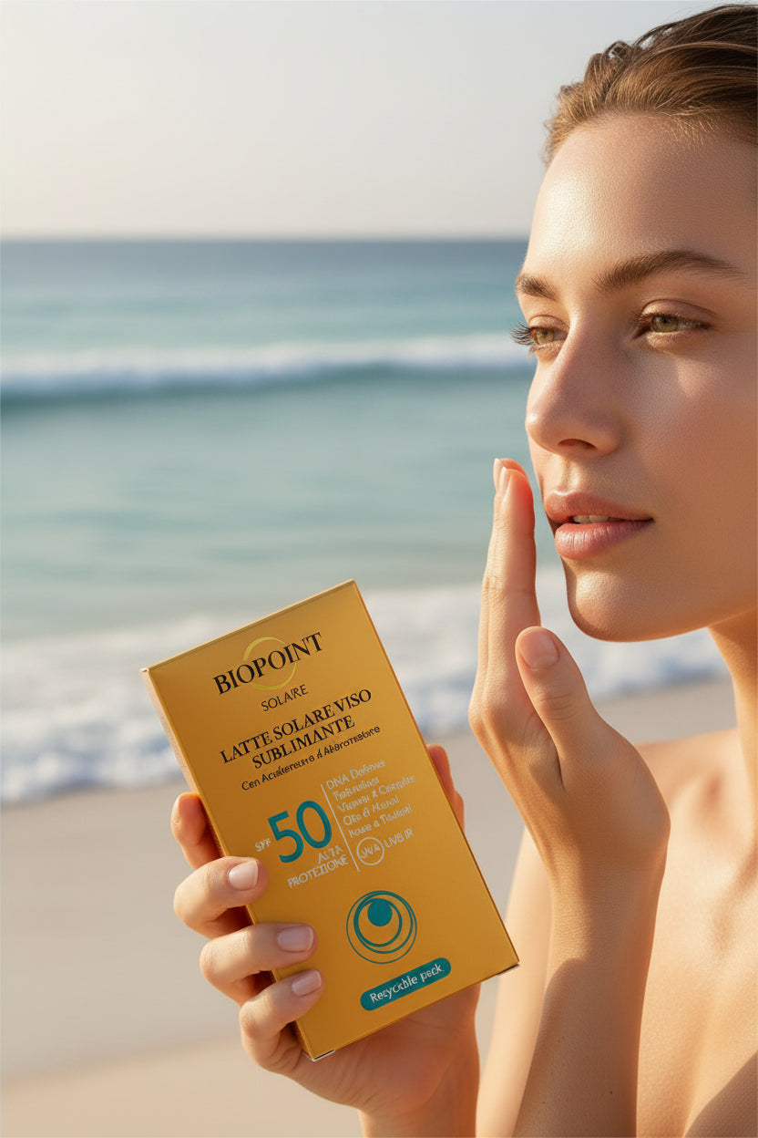 Biopoint Solaire Latte Solare Viso Sublimante SPF 50 Alta Protezione