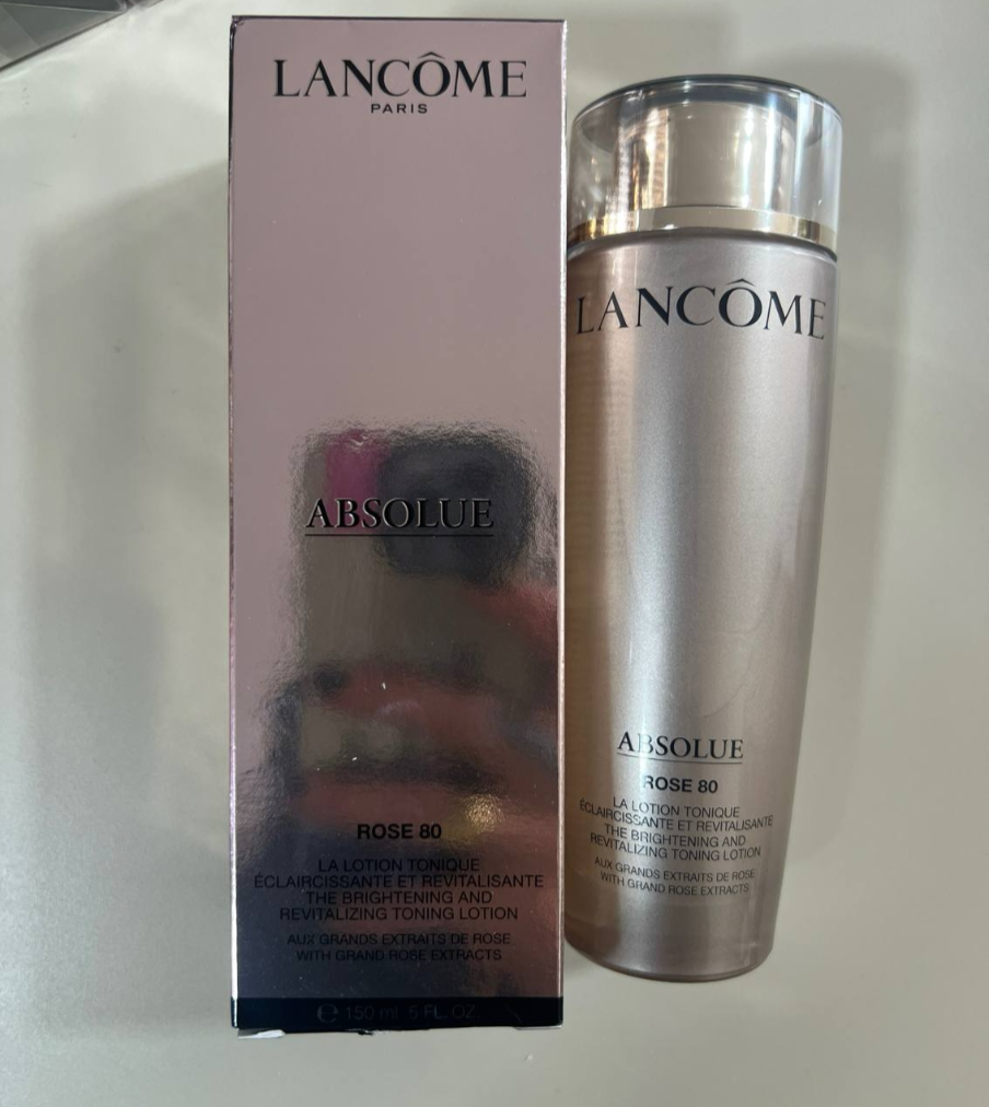 Lancôme Absolue Rose 80 – Lozione Viso Tonificante, Illuminante e Rivitalizzante (150ml)